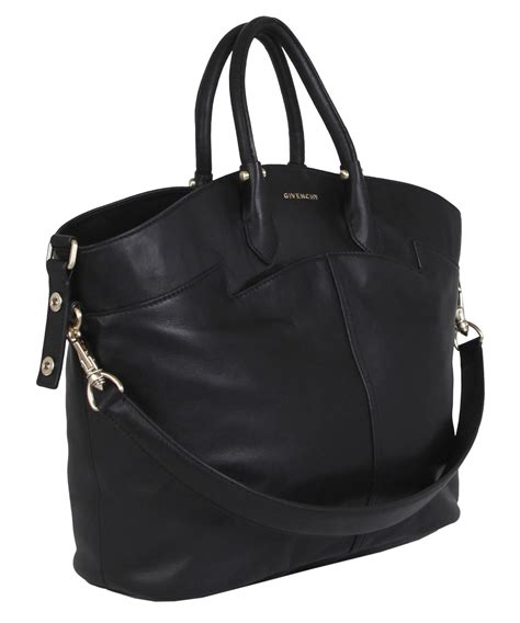 black givenchy bag|Givenchy leather tote bag.